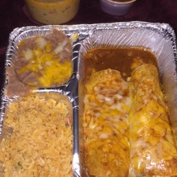 This is the chicken enchiladas and diablo shrimp chowder, it cost me $26 This is the chicken enchiladas and diablo shrimp chowder, it cost me $26
