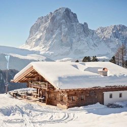 Baita Gamsblut Hütte - Gamsbluthütte im Winter
