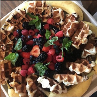 The Belgian Plate by @waffleitandco by null