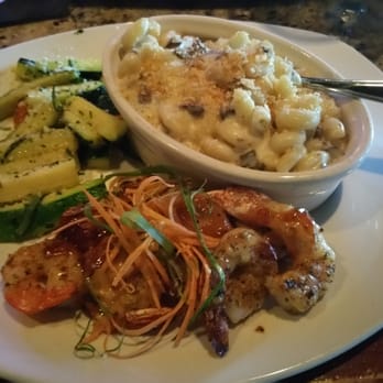 Bonefish Grill - White truffle mac n cheese and pan Asian shrimp/scallops - Seafood Near Me - Mishawaka, Indiana