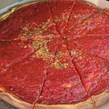 Chicago's Pizza  - Four topping deep dish. Allow at least 35 minutes to cook. - Pizza Near Me - San Antonio, Texas