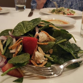 Oceano Bistro - Strawberry-spinach salad. - Seafood Near Me - Clayton, Missouri Oceano Bistro - Strawberry-spinach salad. - Seafood Near Me - Clayton, Missouri