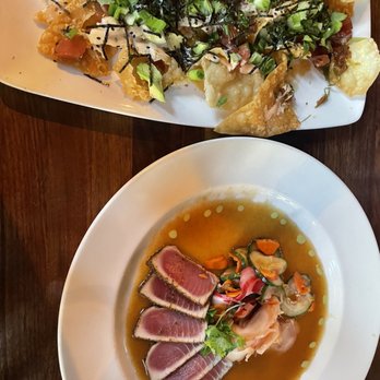 Yard House - Ahi Sashimi* ** Ahi Crunchy Salad* - Bars Near Me - Temecula, California Yard House - Ahi Sashimi* ** Ahi Crunchy Salad* - Bars Near Me - Temecula, California