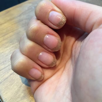 Perfection Nails Salon - Beautiful gold tips, simple but super pretty! - Nail Salons Near Me - Seattle, Washington Perfection Nails Salon - Beautiful gold tips, simple but super pretty! - Nail Salons Near Me - Seattle, Washington