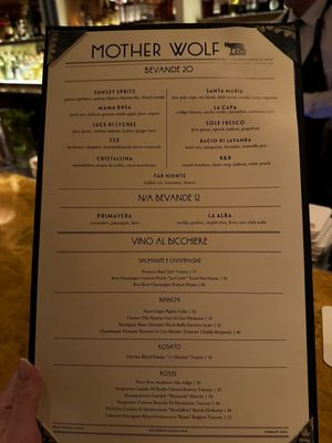 Menu photo 4 Mother Wolf Miami, FL Menu photo 4 Mother Wolf Miami, FL