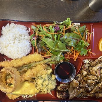 Sushi Luma - Bento Box with Tempura & teriyaki chicken - Sushi Bars Near Me - Petaluma, California Sushi Luma - Bento Box with Tempura & teriyaki chicken - Sushi Bars Near Me - Petaluma, California