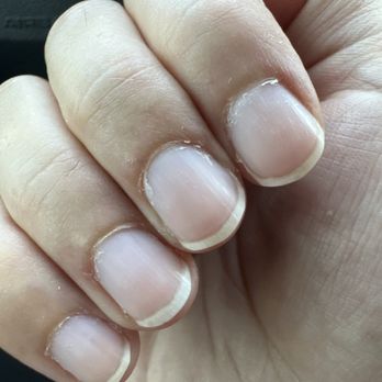 Hailey Nails & Spa - Also check out her cuticle work. She considered this side done. Absolutely horrifying. - Nail Salons Near Me - San Anselmo, California Hailey Nails & Spa - Also check out her cuticle work. She considered this side done. Absolutely horrifying. - Nail Salons Near Me - San Anselmo, California