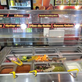 California Burrito - Salsa Bar - Mexican Near Me - Carmichael, California