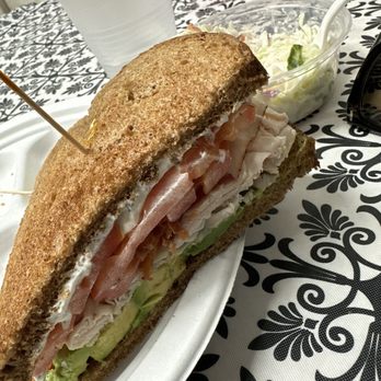 Hello Deli - Time square sandwhich on wheat. Toasted. and coleslaw. Bomb - Delis Near Me - Vista, California