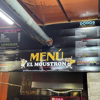 El Moustrón - Menu - Food Trucks Near Me - México, D.F., DIF El Moustrón - Menu - Food Trucks Near Me - México, D.F., DIF