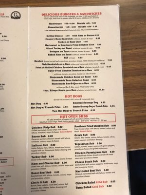 Menu photo 6 Circle G Restaurant Charlotte, NC