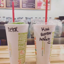 Detox smoothie is very mild so even those who don't like veggies can drink it and it's good for you!