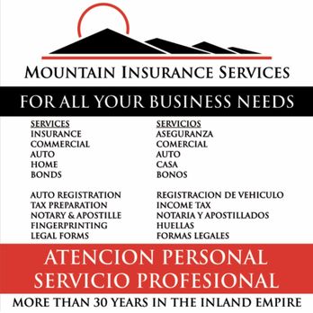 Mountain Insurance Services - Now in UPLAND! - Fingerprinting Near Me - Upland, California Mountain Insurance Services - Now in UPLAND! - Fingerprinting Near Me - Upland, California
