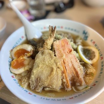 Kamukura Surf + Dine - Tempura yuzu ramen - Ramen Near Me - Honolulu, Hawaii Kamukura Surf + Dine - Tempura yuzu ramen - Ramen Near Me - Honolulu, Hawaii