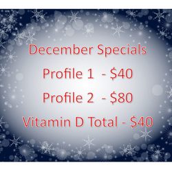 Healthchek - December Monthly Specials