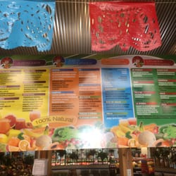 Mi Pueblo Market - Menu for fresh juice