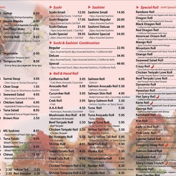 Ms Sushi - Menu - Japanese Near Me - River Edge, New Jersey