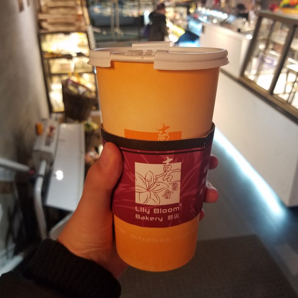 Lily Bloom Bakery - Large rose milk tea $2.50 - Bakeries Near Me - Brooklyn, New York Lily Bloom Bakery - Large rose milk tea $2.50 - Bakeries Near Me - Brooklyn, New York