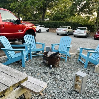 Big Mikes BBQ - Outdoor seating for family and friends - Southern Near Me - Cary, North Carolina