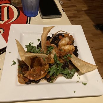 Pedro's - Far away shot of the Tequila Prawns - Mexican Near Me - Kennebunk, Maine Pedro's - Far away shot of the Tequila Prawns - Mexican Near Me - Kennebunk, Maine
