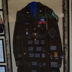 Audie Murphy Museum - Audie Murphy Pink and Green uniform