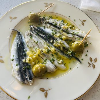 El Chato - White anchovies cured in vinegar and garlic - Wine Bars Near Me - San Francisco, California El Chato - White anchovies cured in vinegar and garlic - Wine Bars Near Me - San Francisco, California