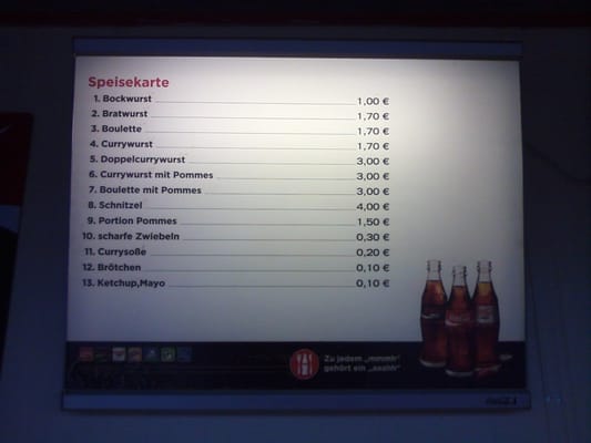 Menu photo 4 Curry & Fritz Berlin, BE