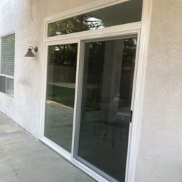 Finished patio door