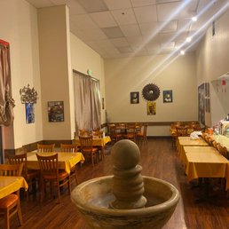 the interior of the restaurant