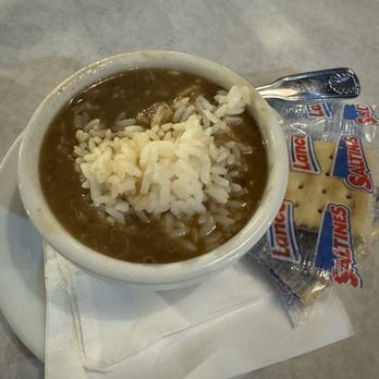 Half Shell Oyster House - Cup of seafood gumbo - Seafood Near Me - Flowood, Mississippi