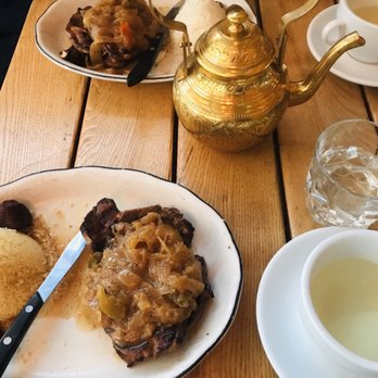Cafe Rue Dix - Dibi Senegal, Green Goddess Tea - French Near Me - Brooklyn, New York