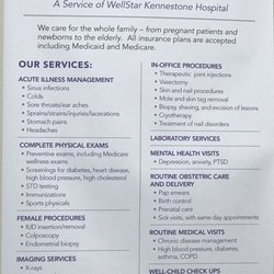 WellStar Medical Group Gme Family Practice - Services offered