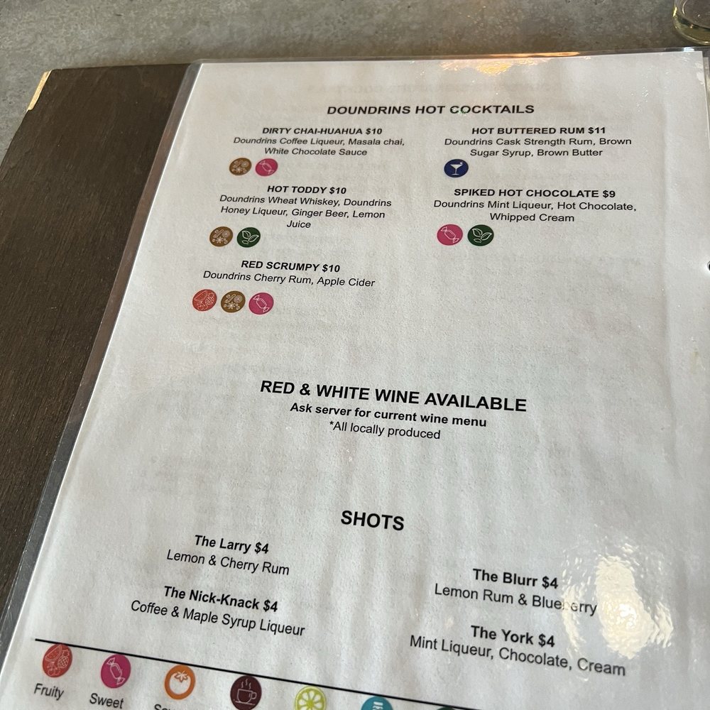 Doundrins Distilling - Hot toddy anyone? Plus shots and wine. - Distilleries Near Me - Cottage Grove, Wisconsin