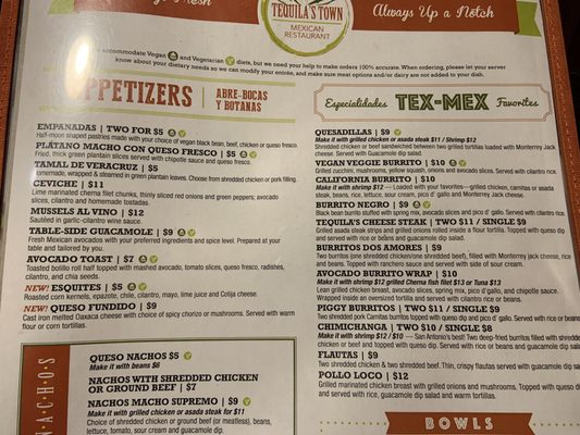 Menu photo 8 Tequila’s Town Jacksonville, FL Menu photo 8 Tequila’s Town Jacksonville, FL
