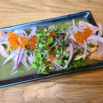 Pvd Noodle Bar - Salmon Tataki - my new favorite appetizer! - Noodles Near Me - Providence, Rhode Island