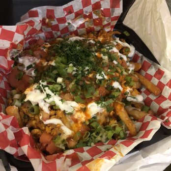 Fufu's Mid East Grill - Chicken Shawarma Fries - Mediterranean Near Me - Riverside, California Fufu's Mid East Grill - Chicken Shawarma Fries - Mediterranean Near Me - Riverside, California