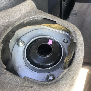 K & I Tire - Didn't secure the spacer and strut down at all. The bolts on there are hand tight. - Tires Near Me - Leesville, Louisiana