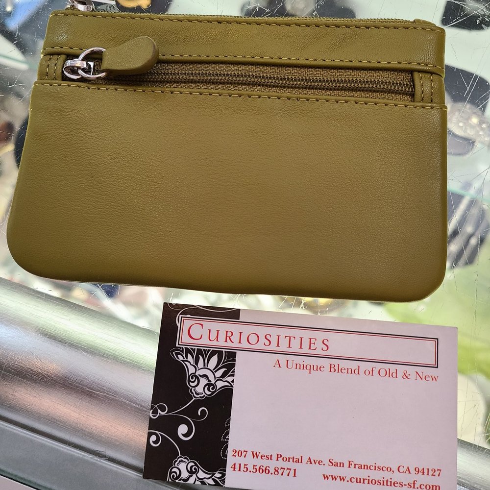 Leather RFID wallet, $15