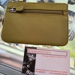Leather RFID wallet, $15 Leather RFID wallet, $15