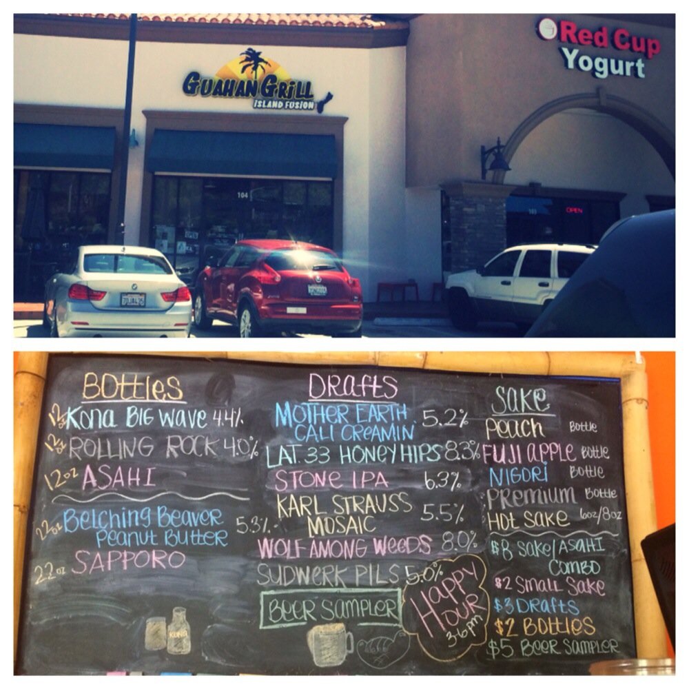 Guahan Grill - Next to the yogurt shop and the beer menu. - Barbeque Near Me - Oceanside, California Guahan Grill - Next to the yogurt shop and the beer menu. - Barbeque Near Me - Oceanside, California