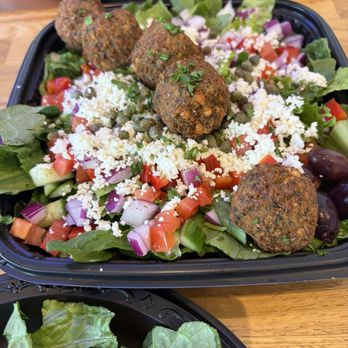 The Big Greek Cafe - FALAFEL GREEK SALAD - Greek Near Me - Sterling, Virginia The Big Greek Cafe - FALAFEL GREEK SALAD - Greek Near Me - Sterling, Virginia