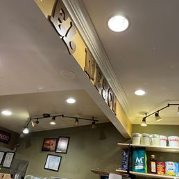 the interior of a coffee shop the interior of a coffee shop