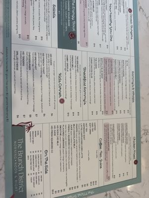 Menu photo 8 The Brunch District McKinney, TX