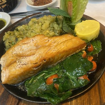 Ottoman Taverna - Char-Grilled Salmon - Mediterranean Near Me - Washington, DC, District of Columbia