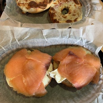 Ithaca Bakery - Pizza bagel and lox bagel - Delis Near Me - Ithaca, New York
