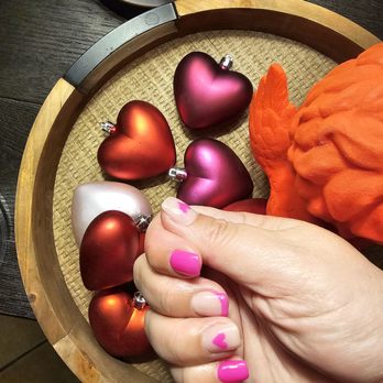 Lovely Nails & Spa - Valentines mani done by John. - Nail Salons Near Me - Long Beach, California Lovely Nails & Spa - Valentines mani done by John. - Nail Salons Near Me - Long Beach, California