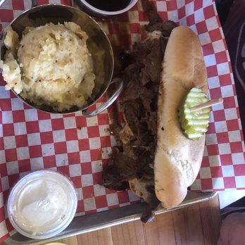 Busey Brews - Prime rib dip - Brewpubs Near Me - Nederland, Colorado Busey Brews - Prime rib dip - Brewpubs Near Me - Nederland, Colorado