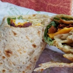 Arby's - Turkey club wrap minus onion and tomato