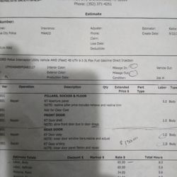 Maaco Auto Body Shop & Painting - FAKE ESTIMATE.
