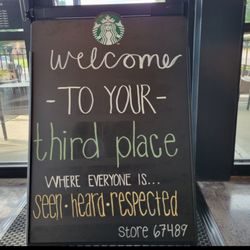Starbucks - Virginia not attached to Target. Tipping is allowed & appreciated.